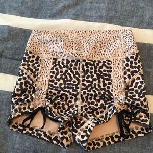 Lululemon Leopard Hot Yoga Shorts
